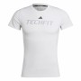 Maglia a Maniche Corte Uomo Adidas techfit Graphic Bianco