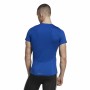 Maglia a Maniche Corte Uomo Adidas techfit Graphic Azzurro