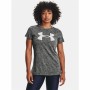 Maglia a Maniche Corte Donna Under Armour Tech Twist Grigio