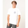 Maglia a Maniche Corte Uomo Rip Curl Wetty Party Bianco