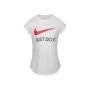 Maglia a Maniche Corte per Bambini Nike Swoosh JDI Bianco