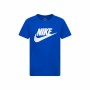 Maglia a Maniche Corte per Bambini Nike Sportswear Futura Azzurro