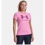 Maglia a Maniche Corte Donna Under Armour Graphic Rosa