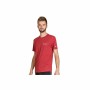 Maglia a Maniche Corte Uomo Champion Crewneck Rosso