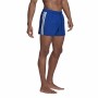 Costume da Bagno Uomo Adidas Classic 3 Stripes Royal Azzurro