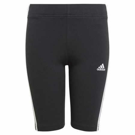 Leggings Sportivi Adidas Essentials 3 Stripes Nero