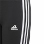 Leggings Sportivi Adidas Essentials 3 Stripes Nero