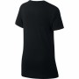 Maglia a Maniche Corte per Bambini Nike Sportswear Nero