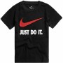 Maglia a Maniche Corte per Bambini Nike Swoosh