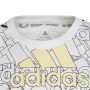 Maglia a Maniche Corte per Bambini Adidas Brand Love Bianco