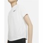 Maglia a Maniche Corte per Bambini Nike Court Dri-FIT Victory Bianco