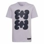 Maglia a Maniche Corte per Bambini Adidas Marimekko Graphic Prugna