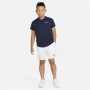 Maglia a Maniche Corte per Bambini Nike Court Dri-FIT Victory Blu Marino