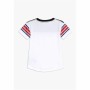 Maglia a Maniche Corte per Bambini Converse Retro Sport Bianco