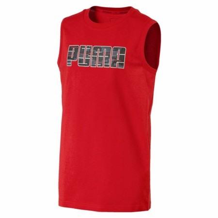 Maglia a Maniche Corte per Bambini Puma Hero SL Tee Rosso