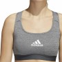 Reggiseno Sportivo Adidas Powerreact Medium Grigio