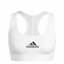 Reggiseno Sportivo Adidas PowerReact Training Bianco