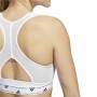 Reggiseno Sportivo Adidas PowerReact Training Bianco