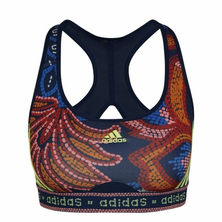 Reggiseno Sportivo Adidas Farm Rio Blu Marino