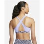 Reggiseno Sportivo Nike Dri-FIT Swoosh Azzurro