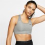 Reggiseno Sportivo Nike Swoosh Grigio scuro