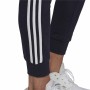 Pantalone Lungo Sportivo Adidas Essentials French Terry 3 Stripes Donna Blu scuro