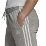 Pantalone Lungo Sportivo Adidas Essentials French Terry 3 Stripes Donna Grigio