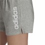 Pantaloncino Sportivo Adidas Essentials Slim Logo Donna Grigio