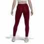 Pantalone Lungo Sportivo Adidas Loungewear Bordeaux Donna