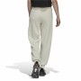 Pantalone Lungo Sportivo Adidas Aeroready Studio Donna Beige