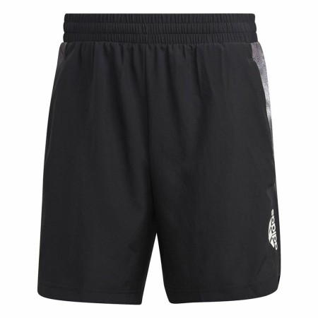 Pantaloni Corti Sportivi da Uomo Adidas Hiit Movement Nero 7"