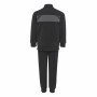 Tuta da Bambini Adidas Essentials Shiny 3 Stripes Nero