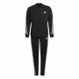 Tuta da Bambini Adidas Aeroready 3 Stripes Nero