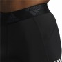 Leggings Sportivi da Uomo Adidas Techfit 3 Stripes Nero