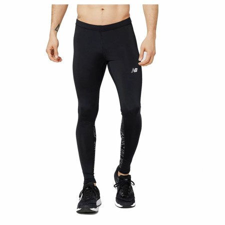 Leggings Sportivi da Uomo New Balance Reflective Accelerate Nero