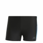 Costume da Bagno Uomo Adidas Three-second Nero