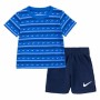 Completo Sportivo per Neonati Nike Swoosh Stripe Azzurro