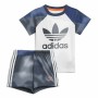 Completo Sportivo per Bambini Adidas Camouflage Print Bianco