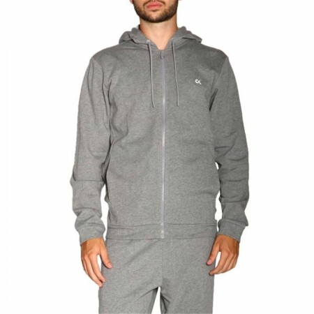 Giacca Sportiva da Uomo Calvin Klein Billaboard Fz Grigio scuro