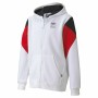 Giacca Sportiva da Bambini Rebel Puma Block Full-Zip Hoodie Bianco