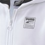 Giacca Sportiva da Bambini Rebel Puma Block Full-Zip Hoodie Bianco