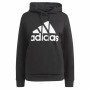 Felpa con Cappuccio Donna Adidas Loungewear Essentials Logo Nero