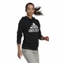 Felpa con Cappuccio Donna Adidas Loungewear Essentials Logo Nero