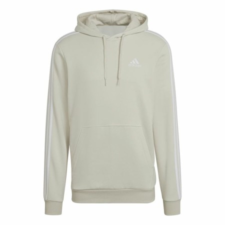 Felpa con Cappuccio Uomo Adidas Essentials Beige