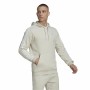 Felpa con Cappuccio Uomo Adidas Essentials Beige