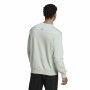 Felpa senza Cappuccio Unisex Adidas Essentials Brand Love Turchese