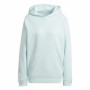 Felpa con Cappuccio Donna Adidas All Szn Fleece Azzurro