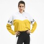 Felpa con Cappuccio Donna Puma XTG Giallo