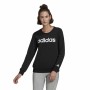 Felpa senza Cappuccio Donna Adidas Essentials Logo Nero