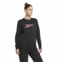 Felpa senza Cappuccio Donna Reebok Vector Graphic Crew Nero